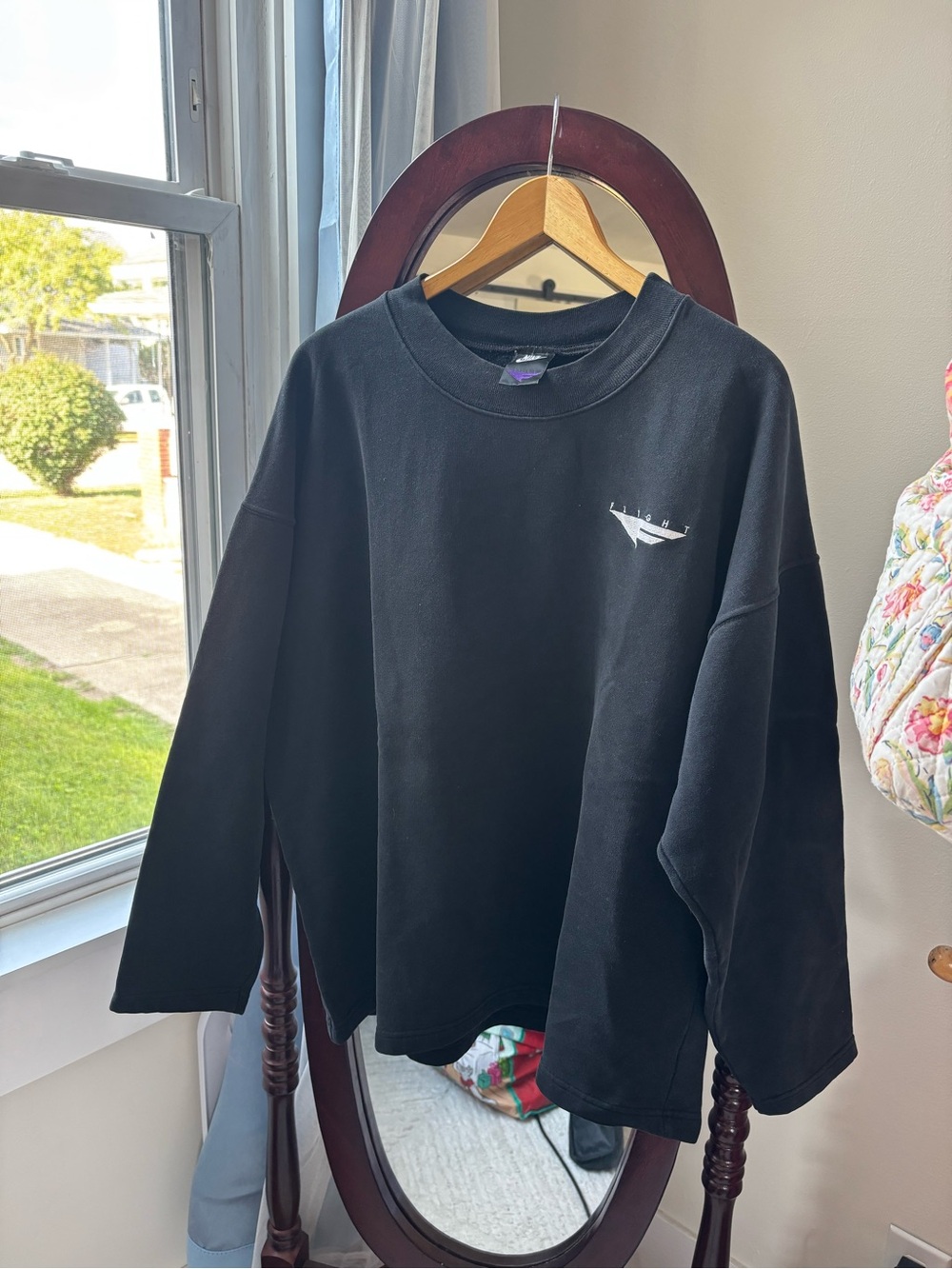 Vintage Nike flight air Jordan black crewneck
